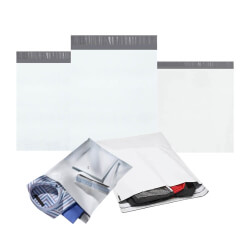 White Poly Mailers