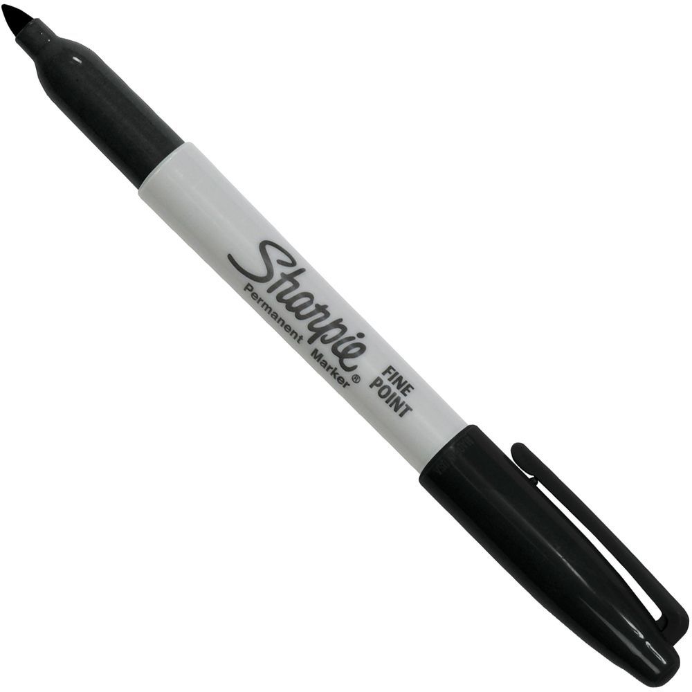 Black Sharpie® Fine Point Markers - (12 Per Case)