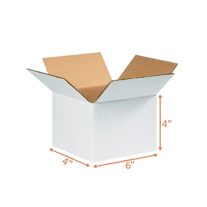 100 6x4x4 Blossom Designer Boxes corrugated Cardboard Box Shipping Cartons 