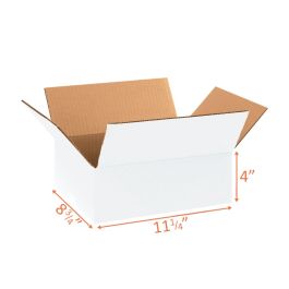 white shipping boxes