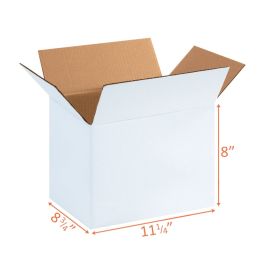 white shipping boxes