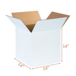 white shipping boxes