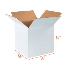 white shipping boxes