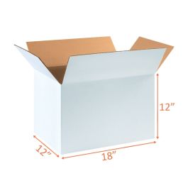 white shipping boxes