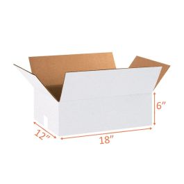 white shipping boxes