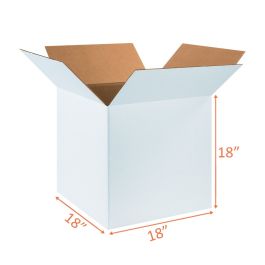 white shipping boxes
