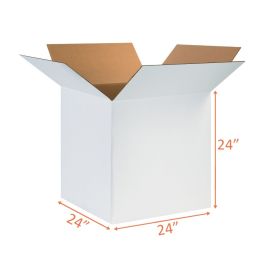 white shipping boxes