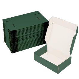 Green Mailer Box (White Inside) 