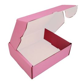Pink Mailer Box (White Inside) - 4 x 4 x 4" 