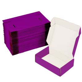 Purple Mailer Box (White Inside) 
