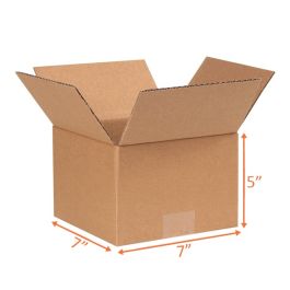 Shipping Boxes (Customizable) 200 lb test- 7 x 7 x 5" - 25/Bundle
