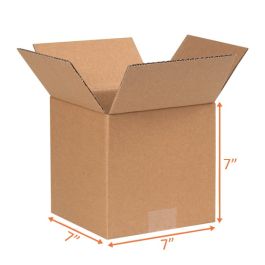 Shipping Boxes (E Flute) - 7 x 7 x 7"