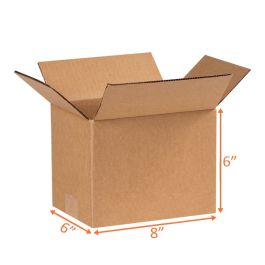 Shipping Boxes (E Flute) - 8 x 6 x 6"