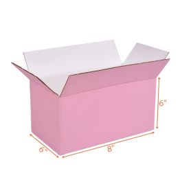 pink corrugated box