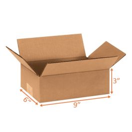 Shipping Boxes (E Flute) - 9 x 6 x 3"