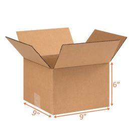 Shipping Boxes (Customizable) 200 lb test- 9 x 9 x 6" - 25/Bundle