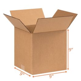 Shipping Boxes (E Flute) - 9 x 9 x 9"