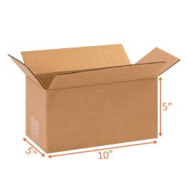 Shipping Boxes (E Flute) - 10 x 5 x 5"