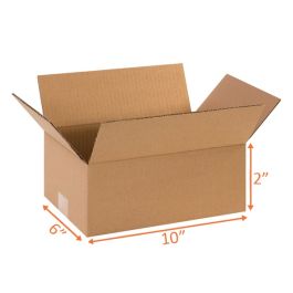 Shipping Boxes (Customizable) - 10 x 6 x 2" - 25/Bundle