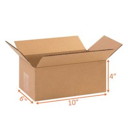 Shipping Boxes (E Flute) - 10 x 6 x 4"