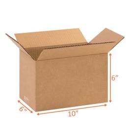 Shipping Boxes (Customizable) - 10 x 6 x 6" - 25/Bundle