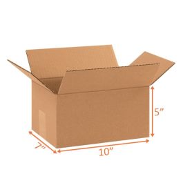 Shipping Boxes (E Flute) - 10 x 7 x 5"