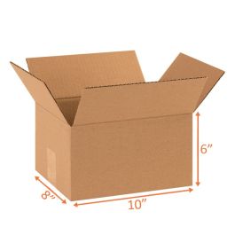 Shipping Boxes (E Flute) - 10 x 8 x 6"