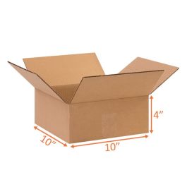 Shipping Boxes (E Flute) - 10 x 10 x 4"