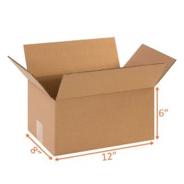 Shipping Boxes (E Flute) - 12 x 8 x 6"
