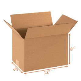 Shipping Boxes (E Flute) - 12 x 8 x 8"