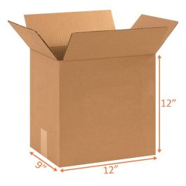 Shipping Boxes (E Flute) - 12 x 9 x 12"