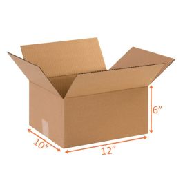Shipping Boxes (E Flute) - 12 x 10 x 6"