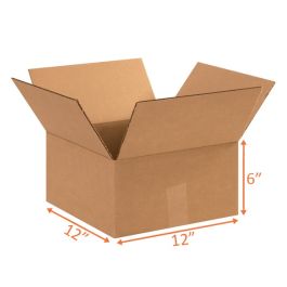 Shipping Boxes (E Flute) - 12 x 12 x 6"
