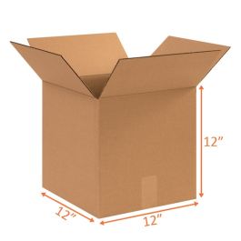 Shipping Boxes (Customizable) - 12 x 12 x 12" - 25/Bundle