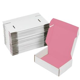 Pink Mailer Box (White Outside) 