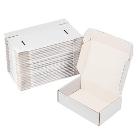 All White Deluxe Literature Mailer Box (E flute) 