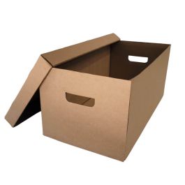 File Storage Box (Kraft) - 24 x 12 x 10" - 25/Bundle
