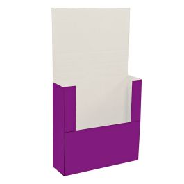 Purple Easy Fold Mailer (White Inside) - 7½ x 5½ x 2" 