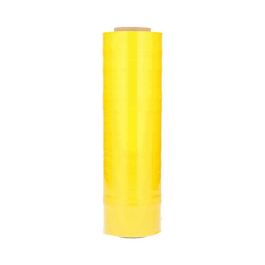Colored Stretch Wrap Cast Yellow (Tinted) - 18" x 1500' x 80 Gauge