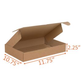 Kraft Mailer Box (E Flute) - 11¾ x 10 ¾ x 2¼" 