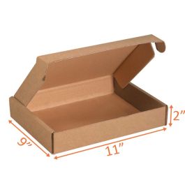 Kraft Mailer Box (E Flute) - 11 x 9 x 2" 