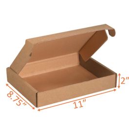 Kraft Mailer Box (E Flute) - 11 x 8¾ x 2" 