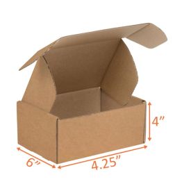 Kraft Mailer Box (E Flute) - 4¼ x 6 x 4" 