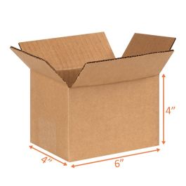 Shipping Boxes (E Flute) - 6 x 4 x 4"
