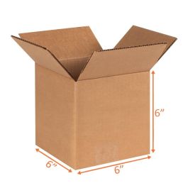 Shipping Boxes (Customizable) - 6 x 6 x 6" - 25/Bundle