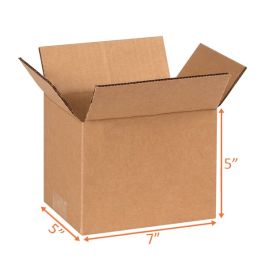 Shipping Boxes (Customizable) 200 lb test- 7 x 5 x 5" - 25/Bundle