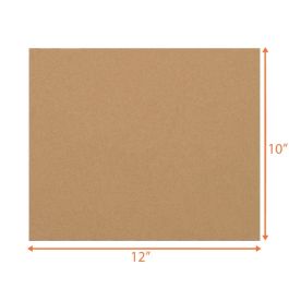Kraft Cardboard Sheet (B Flute) - 10 x 12" - 250 Sheets/Case