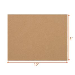 Kraft Cardboard Sheet (B Flute) - 8 x 10" - 500 Sheets/Case