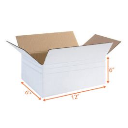 Multi Depth Box (White Top) - 12 x 6 x 6" - 25/Bundle