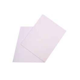 All White Corrugated Cardboard